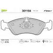 VALEO 301184 - Jeu de 4 plaquettes de frein avant