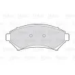 VALEO 301458 - Jeu de 4 plaquettes de frein avant
