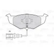 VALEO 301488 - Jeu de 4 plaquettes de frein avant