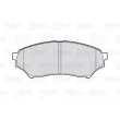 VALEO 301521 - Jeu de 4 plaquettes de frein avant
