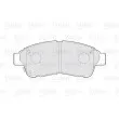 VALEO 301551 - Jeu de 4 plaquettes de frein avant