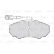VALEO 301568 - Jeu de 4 plaquettes de frein avant