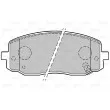 VALEO 301707 - Jeu de 4 plaquettes de frein avant