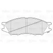 VALEO 301747 - Jeu de 4 plaquettes de frein avant