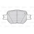 VALEO 301827 - Jeu de 4 plaquettes de frein avant