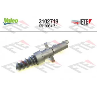 Cylindre récepteur, embrayage VALEO 3102719 pour PEUGEOT 207 1.6 HDi - 109cv