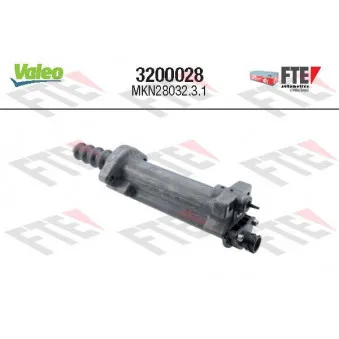 Cylindre récepteur, embrayage VALEO 3200028 pour MAN TGL 8,220 - 220cv