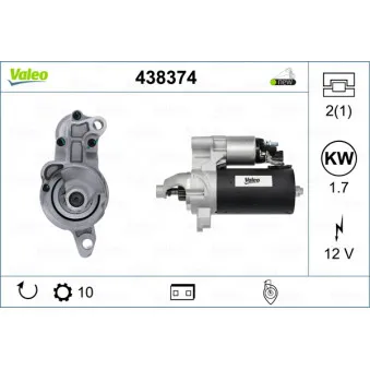 Démarreur VALEO OEM 03L911021GX
