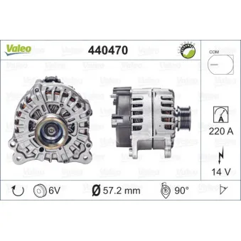 Alternateur VALEO OEM 06E903023B