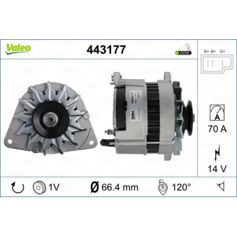 Alternateur VALEO OEM 5021162