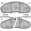 VALEO 541652 - Jeu de 4 plaquettes de frein avant