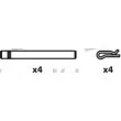 VALEO 541656 - Jeu de 4 plaquettes de frein avant