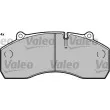 VALEO 541695 - Jeu de 4 plaquettes de frein avant