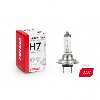 AMIO 01252 - Ampoule halogène H7 24V 70W filtre UV (E4)