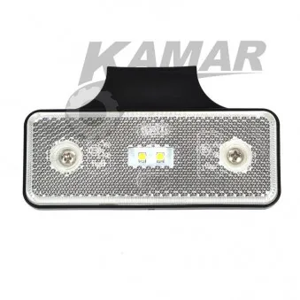 AMIO L1041-B - Outline marqueur blanc 2xLED lampe 12 / 24V