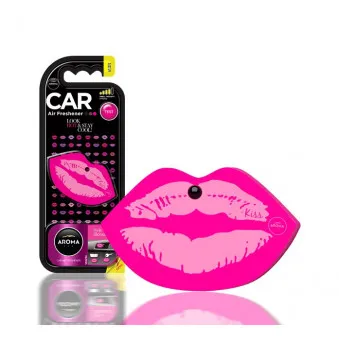Désodorisant voiture AROMA CAR LIPS Pink Blossom AMIO A92559