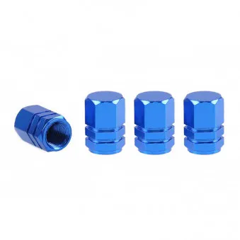 Bouchon de valve en aluminium bleu 4 pcs AMIO 02239