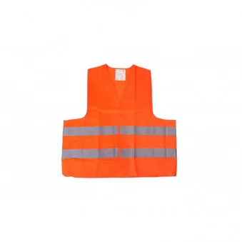 Gilet de sécurité orange avec certificat AMIO 01735P