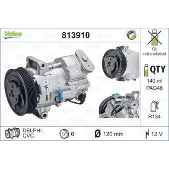Compresseur, climatisation VALEO 813910