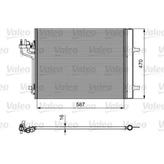 Condenseur, climatisation VALEO 814021 pour FORD FOCUS 2.0 ST - 250cv