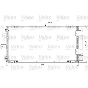 Condenseur, climatisation VALEO OEM 8846002080