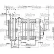 Compresseur, climatisation VALEO [815800]