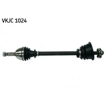 Arbre de transmission SKF VKJC 1024 pour RENAULT CLIO 1.9 D - 65cv