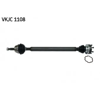 Arbre de transmission SKF VKJC 1108 pour VOLKSWAGEN GOLF 1.6 - 101cv