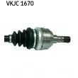 SKF VKJC 1670 - Arbre de transmission