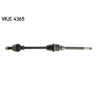 Arbre de transmission SKF VKJC 4365 pour PEUGEOT 206 1.6 BiFuel - 109cv