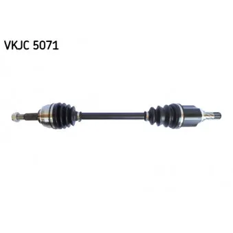 Arbre de transmission SKF VKJC 5071 pour RENAULT CLIO 1.5 dCi 75 - 75cv