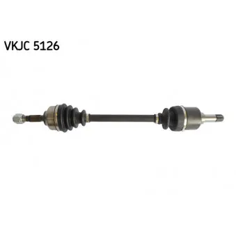 Arbre de transmission SKF VKJC 5126 pour CITROEN C3 1.6 HDi 90 - 90cv