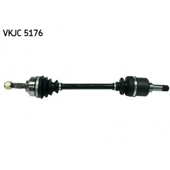 Arbre de transmission SKF VKJC 5176 pour CITROEN C3 1.6 HDi 90 - 90cv