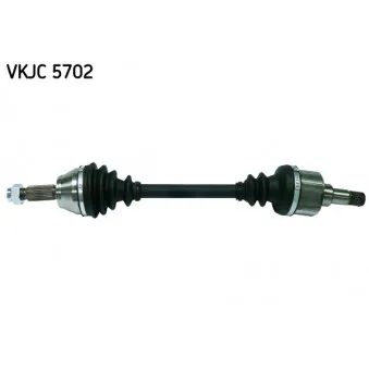 Arbre de transmission SKF VKJC 5702 pour FORD FIESTA 1.8 DI - 75cv