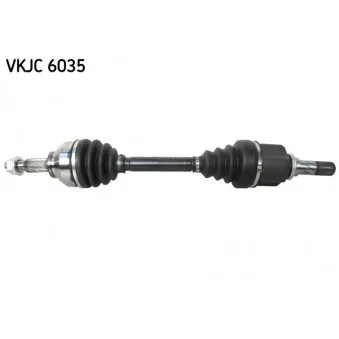 Arbre de transmission SKF VKJC 6035 pour RENAULT MEGANE 2.0 DCI - 150cv