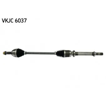Arbre de transmission SKF VKJC 6037 pour RENAULT CLIO 1.2 16V - 103cv