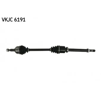 Arbre de transmission SKF VKJC 6191 pour RENAULT MEGANE 1.6 16V - 110cv