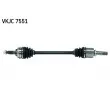 Arbre de transmission SKF [VKJC 7551]