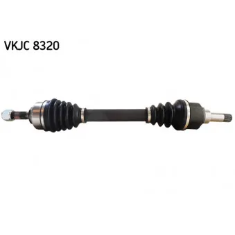 Arbre de transmission SKF VKJC 8320 pour PEUGEOT 206 1.4 LPG - 75cv