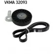 SKF VKMA 32093 - Jeu de courroies trapézoïdales à nervures