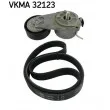 SKF VKMA 32123 - Jeu de courroies trapézoïdales à nervures