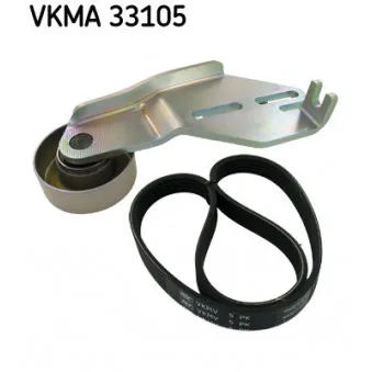 SKF VKMA 33105 - Jeu de courroies trapézoïdales à nervures