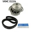 Pompe à eau + kit de courroie de distribution SKF [VKMC 01104]