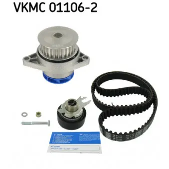 Pompe à eau + kit de courroie de distribution SKF VKMC 01106-2