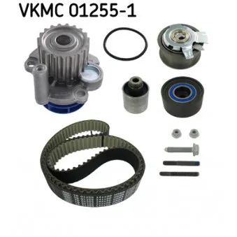 Pompe à eau + kit de courroie de distribution SKF [VKMC 01255-1]