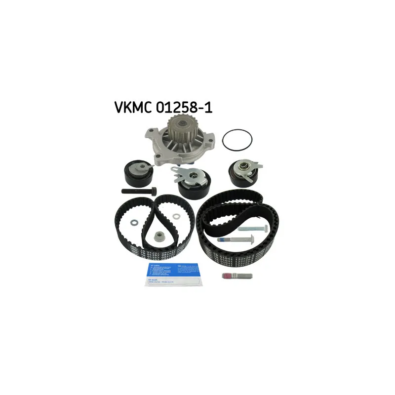 Pompe à eau + kit de courroie de distribution SKF [VKMC 01258-1]