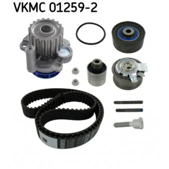 SKF VKMC 01259-2 - Pompe à eau + kit de courroie de distribution