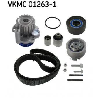 Pompe à eau + kit de courroie de distribution SKF [VKMC 01263-1]