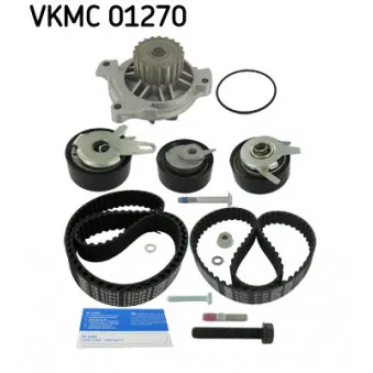 Pompe à eau + kit de courroie de distribution SKF VKMC 01270