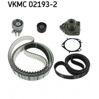 Pompe à eau + kit de courroie de distribution SKF VKMC 02193-2